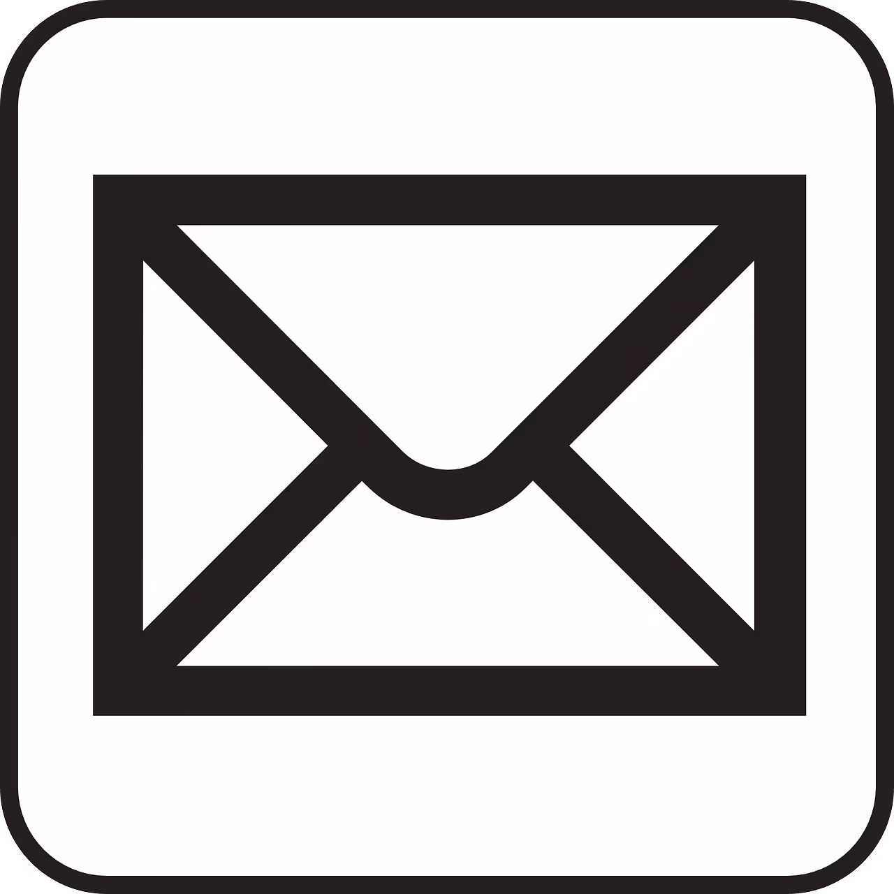 envelope representing contact us